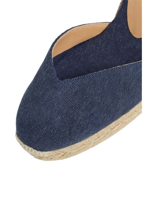 Women's light denim espadrilles Castaner | CHIARA8AZUL OXFORD